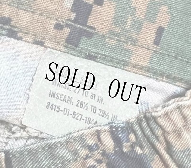 画像4: 海兵隊実物 USMC　ウッドマーパットパンツ　SMALL-SHORT (4)