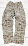 画像1: 米軍実物 USMC デザートマーパットパンツ　SMALL-REGULAR (1)