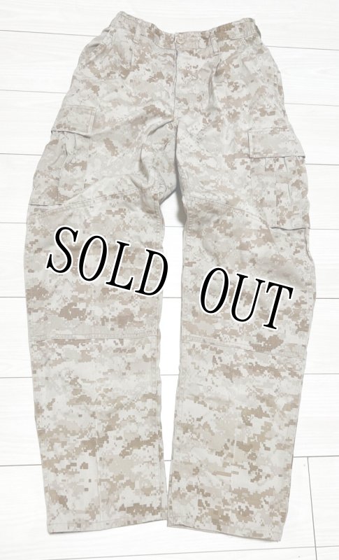画像1: 米軍実物 USMC デザートマーパットパンツ　SMALL-REGULAR (1)
