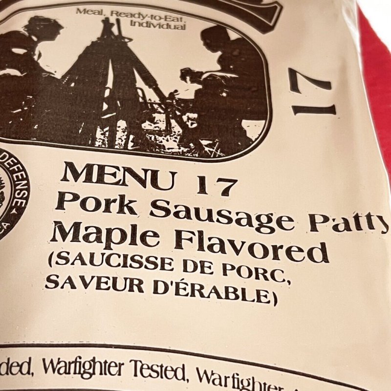 画像2: 米軍実物  2025年検【ワーニック】MREレーション/戦闘食　キャンプ 車中泊 (2)