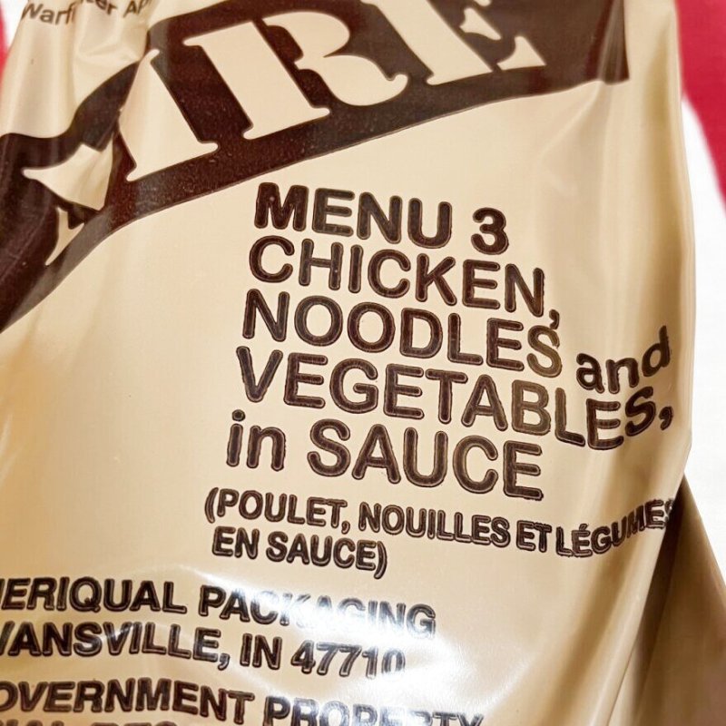 画像2: 米軍実物 2024年検【アメリカル】MREレーション/戦闘食 MENU-3 (2)