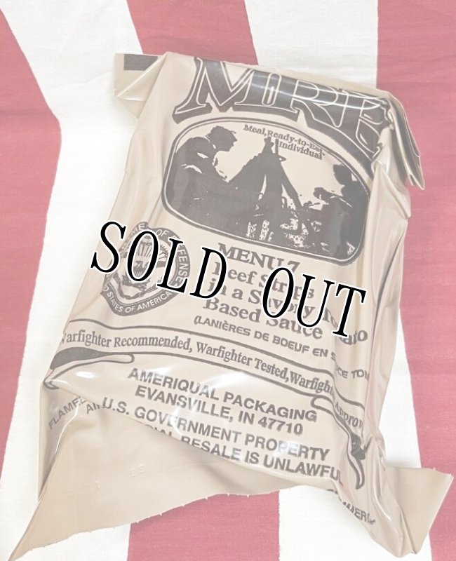 画像1: 米軍実物 2024年検【アメリカル】MREレーション/戦闘食 MENU-7 (1)