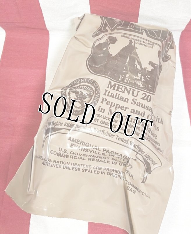 画像1: 米軍実物 2024年検【アメリカル】MREレーション/戦闘食 MENU-20 (1)