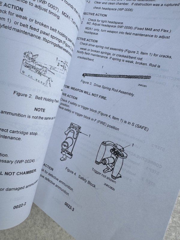 画像6: 米軍実物. マシンガン　マニュアル (6)