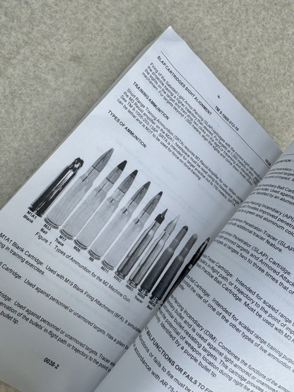 画像8: 米軍実物. マシンガン　マニュアル (8)