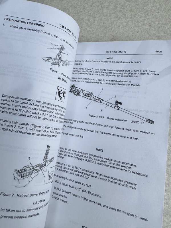 画像9: 米軍実物. マシンガン　マニュアル (9)