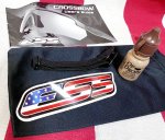 画像2: 米軍実物 CROSSBOW ESSサングラスポーチ ストラップ/クリーナーセット (2)