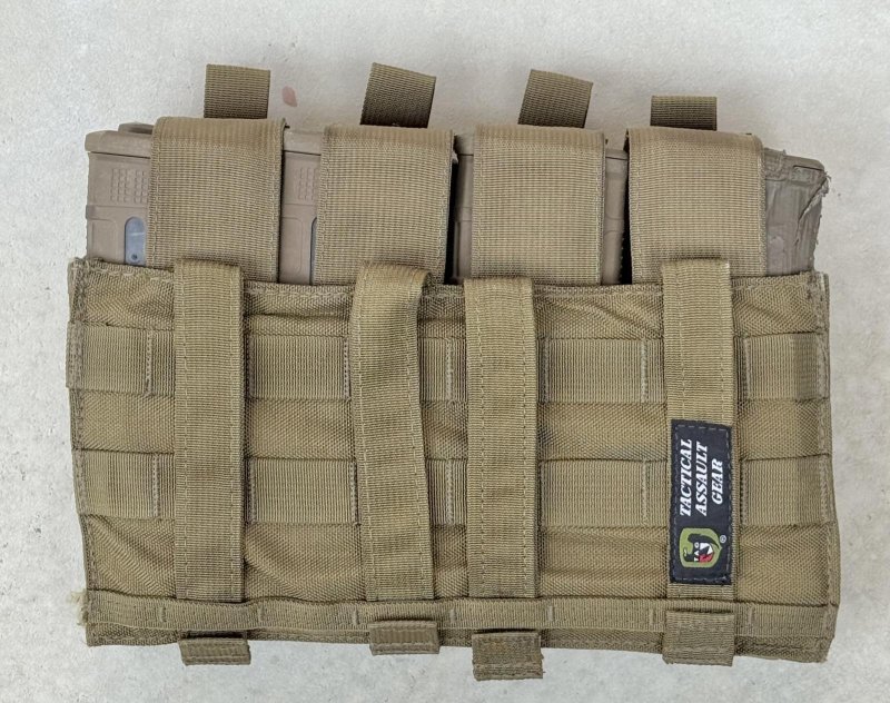 画像2: 米軍放出品 TACTICAL ASSAULT GEAR マガジン ポーチ (2)