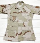 画像3: 米軍実物 USAF AIR FORCE AIRBONE JCSE デザート3C　迷彩ジャケット　XS-R (3)