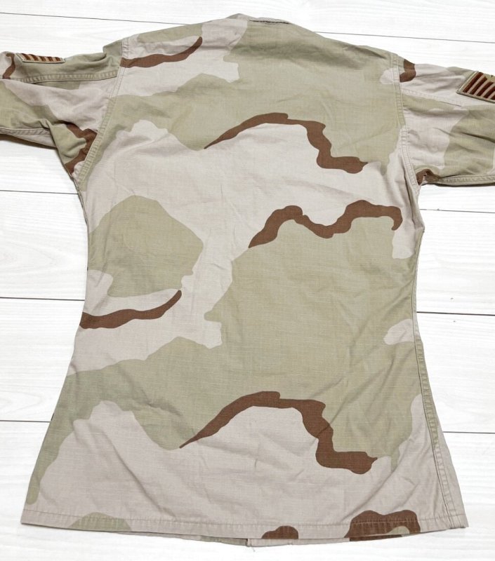 画像4: 米軍実物 USAF AIR FORCE AIRBONE JCSE デザート3C　迷彩ジャケット　XS-R (4)