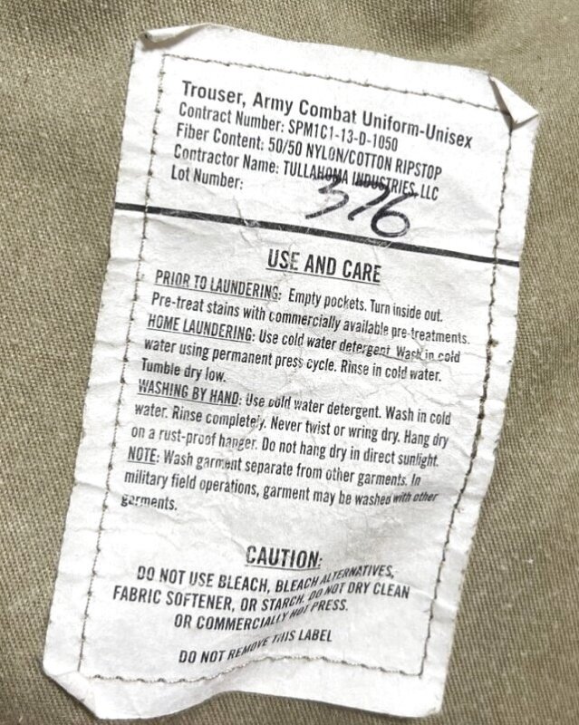画像8: 米軍実物 スコーピオン マルチカム パンツ　MEDIUM-REGULAR (8)