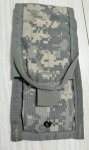 画像1: 米軍実物 MOLLE II M4 TWO マガジン ポーチ　ACU (1)