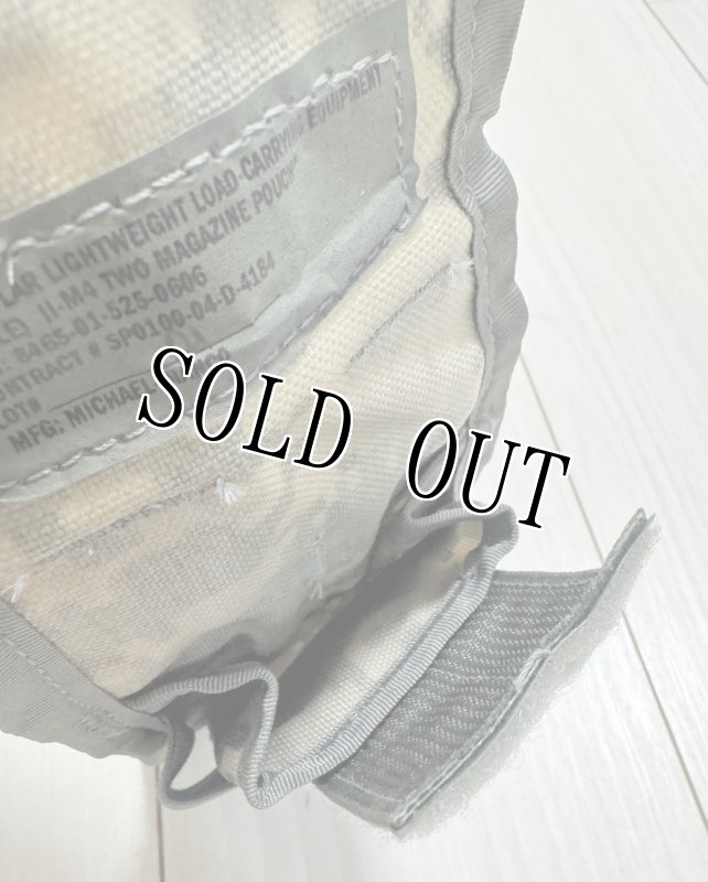 画像6: 米軍実物 MOLLE II M4 TWO マガジン ポーチ　ACU (6)