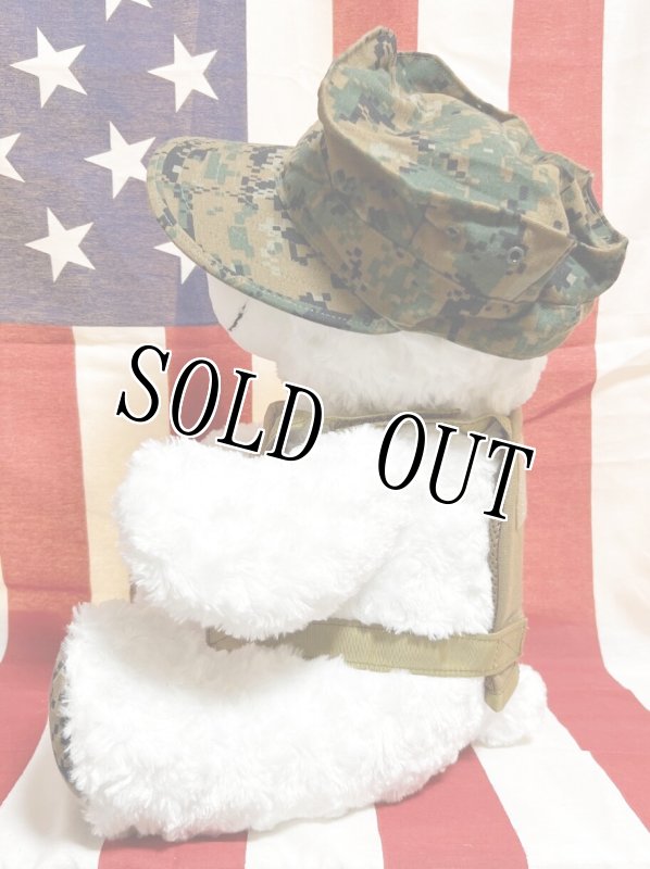 画像2: 米軍放出品 USMC 海兵隊 ミリタリー オードナンスプレキャリ着用　ホワイトベアー　 (2)