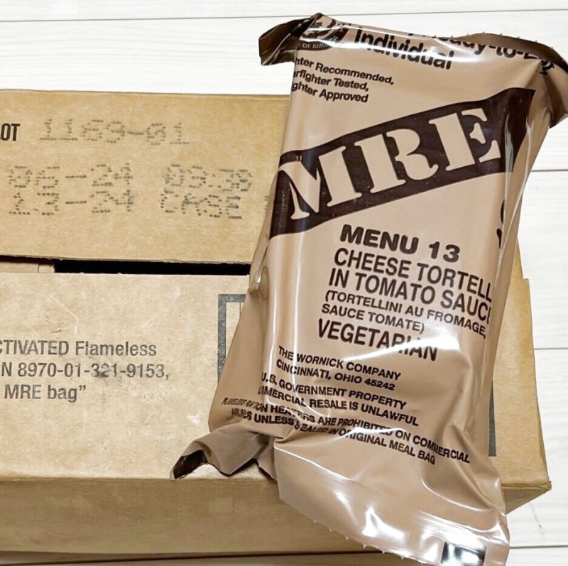 画像1: 米軍実物  2024年検 【ワーニック社】 MREレーション/戦闘食 MENU －13 (1)