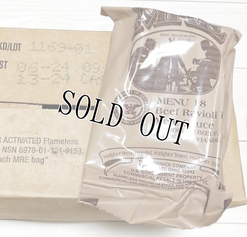 画像1: 米軍実物  2024年検 【ワーニック社】 MREレーション/戦闘食 MENU －18 (1)