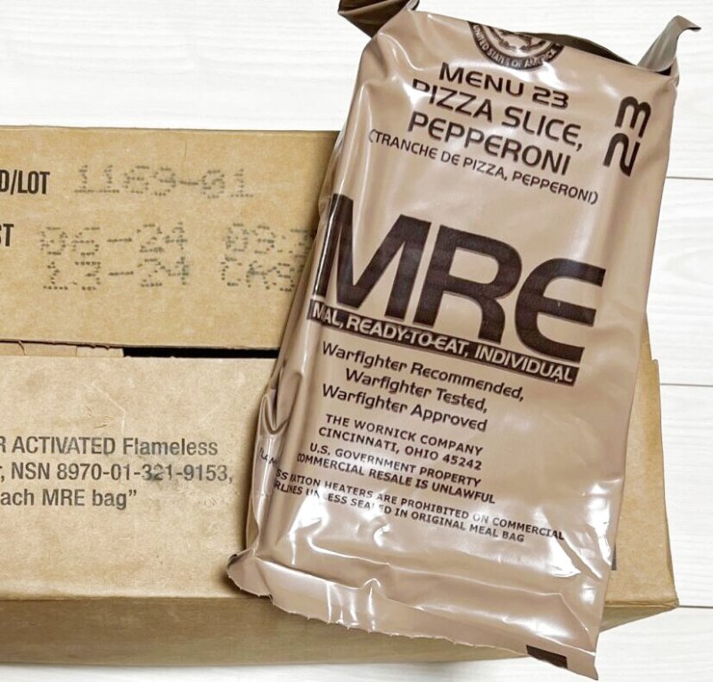 画像1: 米軍実物  2024年検 【ワーニック社】 MREレーション/戦闘食 MENU －23 (1)