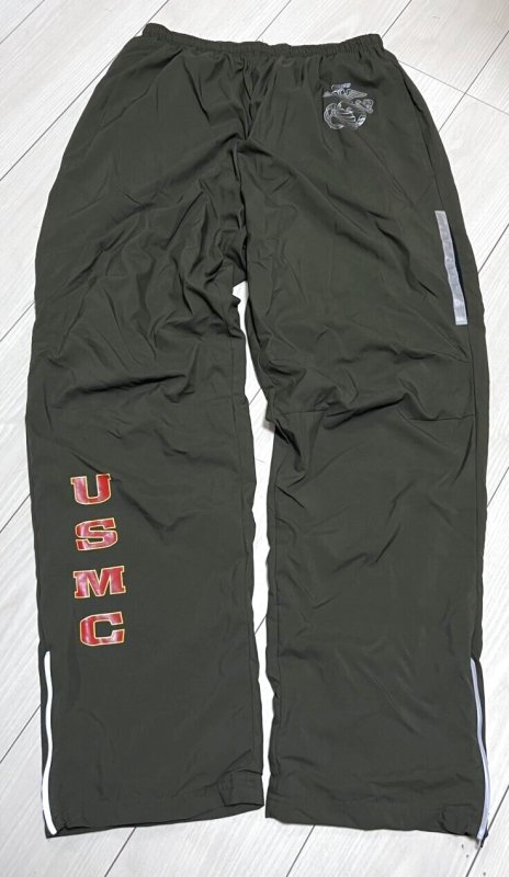 画像1: 米軍実物 USMC トレーニングウェアー パンツ 　MEDIUM-SHORT (1)