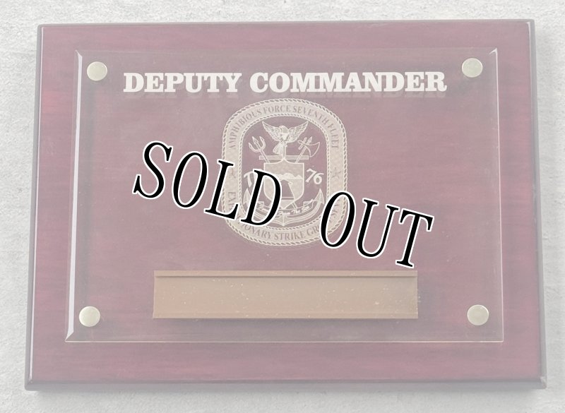 画像1: 米軍放出品 U.S.NAVY　米海軍第7艦隊の遠征打撃群 （Expeditionary Strike Group 7）副司令官（Deputy Commander）プラーク (1)