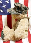 画像2: 米軍放出品 USMC 海兵隊 ミリタリー オードナンスプレキャリ着用ベアー　 (2)