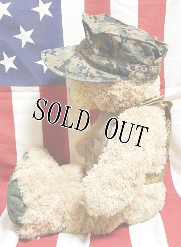 画像2: 米軍放出品 USMC 海兵隊 ミリタリー オードナンスプレキャリ着用ベアー　 (2)