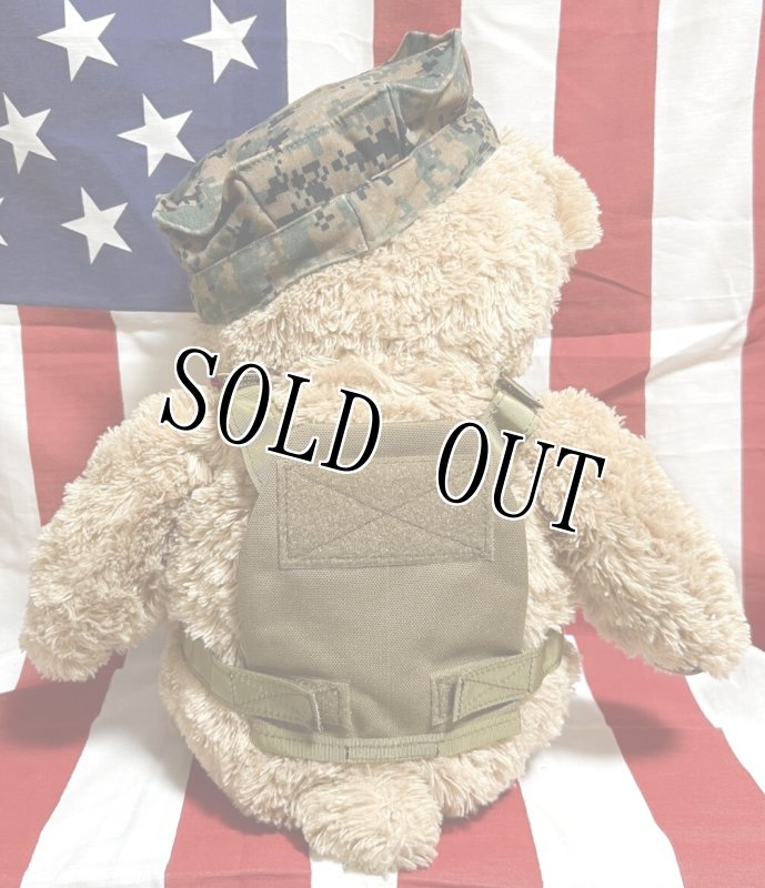 画像3: 米軍放出品 USMC 海兵隊 ミリタリー オードナンスプレキャリ着用ベアー　 (3)