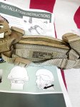 画像3: 米軍実物 H-Nape ECH ACH ヘルメット チンストラップ タン S-XL ARMY USMC (3)