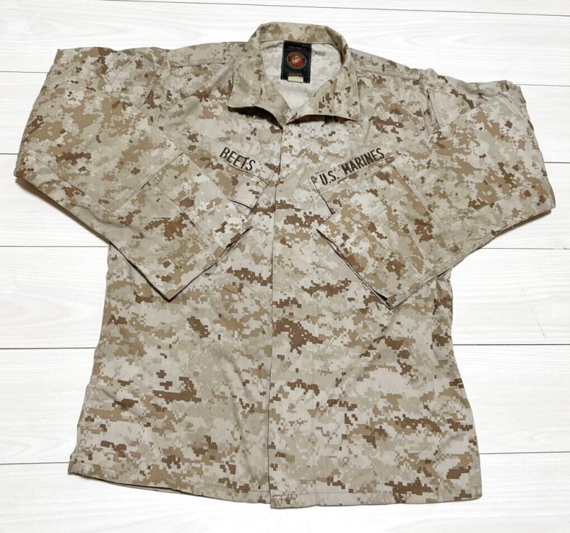 画像1: 米軍実物 USMC　デザートマーパット　ジャケット　S-REGULAR (1)