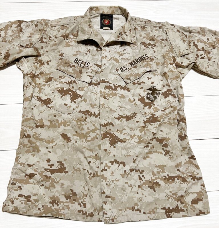 画像2: 米軍実物 USMC　デザートマーパット　ジャケット　S-REGULAR (2)