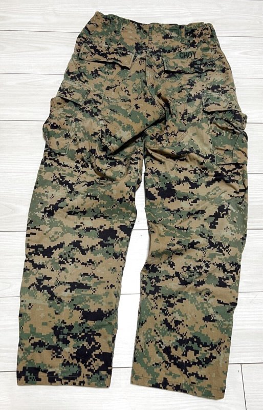 画像2: 海兵隊実物 USMC　ウッドマーパットパンツ　SMALL-SHORT (2)