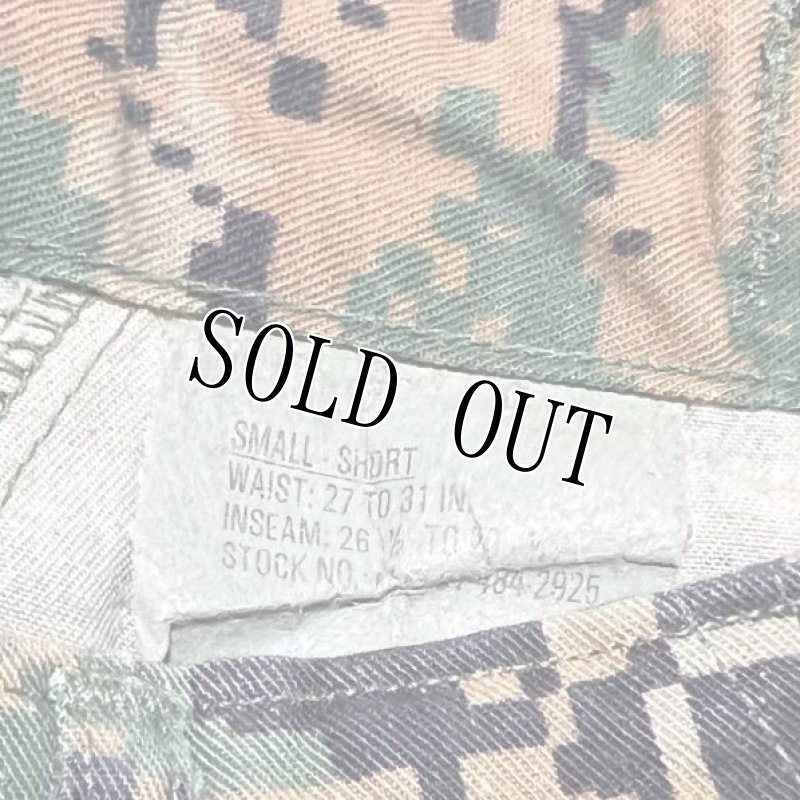 画像4: 海兵隊実物 USMC　ウッドマーパットパンツ　SMALL-SHORT (4)