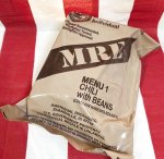 画像1: 米軍実物  2025年検 【アメリカル社】 MREレーション/戦闘食 MENU －1 (1)