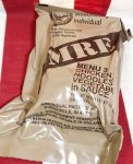 画像1: 米軍実物  2025年検 【アメリカル社】 MREレーション/戦闘食 MENU －3 (1)