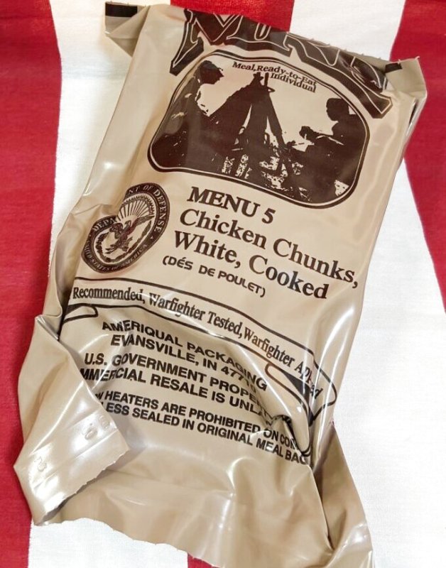 画像1: 米軍実物  2025年検 【アメリカル社】 MREレーション/戦闘食 MENU －5 (1)