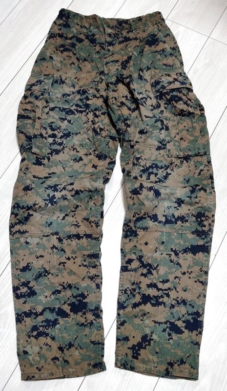 画像1: 海兵隊実物 USMC　ウッドランドマーパットパンツ　SMALL-REGULAR (1)