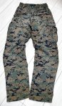 画像3: 海兵隊実物 USMC　ウッドランドマーパットパンツ　SMALL-REGULAR (3)