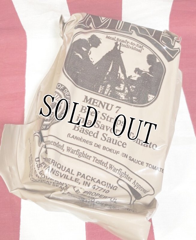 画像1: 米軍実物  2025年検 【アメリカル社】 MREレーション/戦闘食 MENU －7 (1)