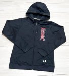 画像1: 米軍放出品　USMCロゴ　 アンダーアーマーフーディーパーカー　 (1)