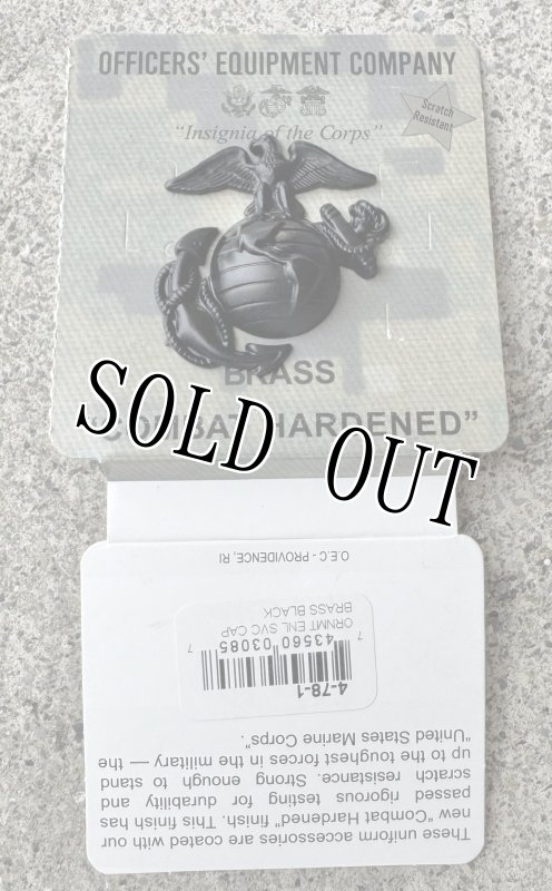 画像1: 米軍実物 U,S,MARINE 帽章 (1)