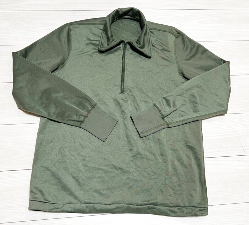 画像1: 米軍実物 SHIRT,SLEEPING,HEAT RETENTIVE AND MOISTURE RESISTANT (1)