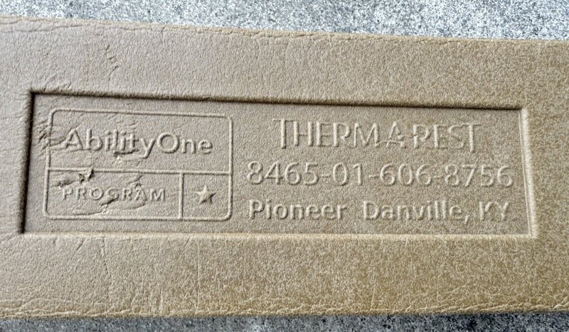 画像3: 海兵隊実物 THERMAREST スリーピングマット コヨーテ (3)