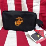 画像1:  USMC オフィシャル MERCURY LUGGAGE SEWARD TRUNK SHAVE KIT MARINES (1)