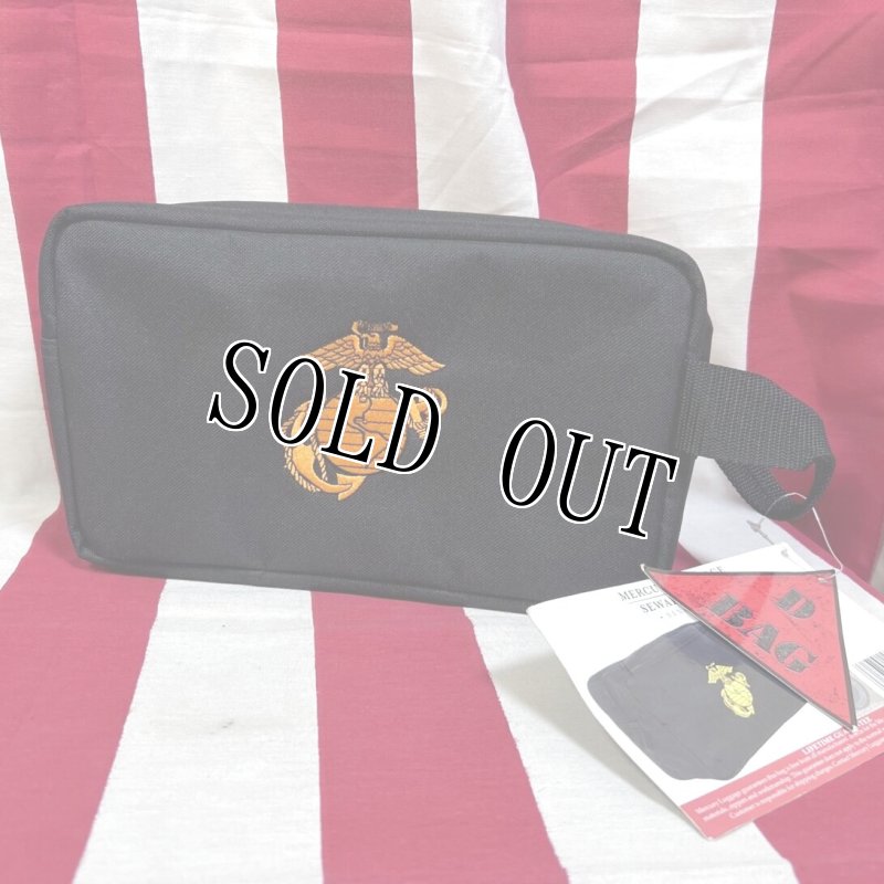 画像1:  USMC オフィシャル MERCURY LUGGAGE SEWARD TRUNK SHAVE KIT MARINES (1)