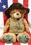 画像1: 米軍放出品 USMC 海兵隊 ミリタリー オードナンスプレキャリ着用ベアー　 (1)