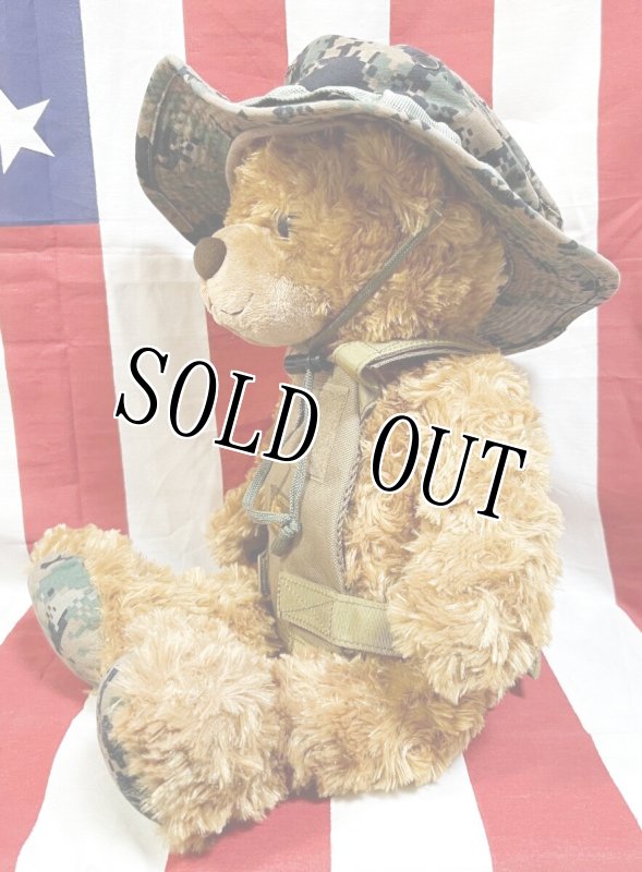 画像2: 米軍放出品 USMC 海兵隊 ミリタリー オードナンスプレキャリ着用ベアー　 (2)