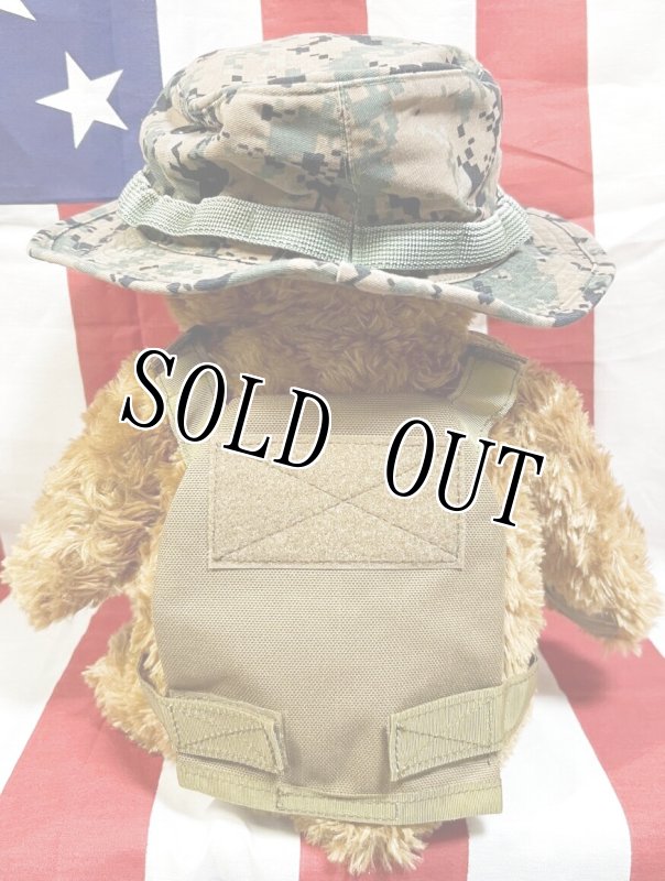 画像3: 米軍放出品 USMC 海兵隊 ミリタリー オードナンスプレキャリ着用ベアー　 (3)