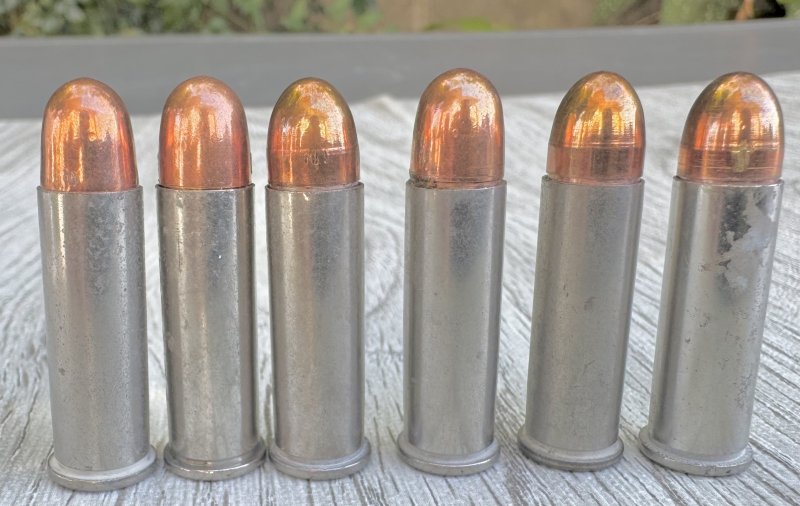 画像1: 米軍放出品 38スペシャル 空薬莢6発 セット 使用済み 安全品 (1)