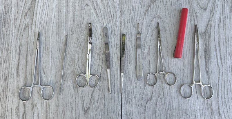 画像3: レア！米軍実物/野戦メディカル/サージカルキット ／MEDICAL SET SURGICAL INSTRUMENT SET  (3)