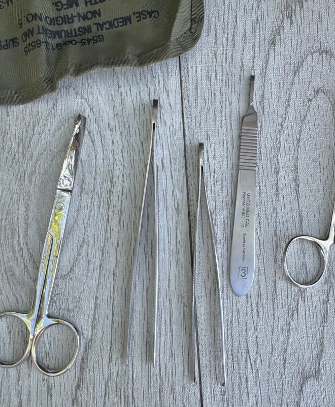 画像6: レア！米軍実物/野戦メディカル/サージカルキット ／MEDICAL SET SURGICAL INSTRUMENT SET  (6)