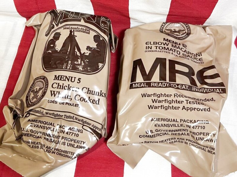 画像1: 米軍実物  2025年検 【アメリカル社】 MREレーション/戦闘食 2個セット (1)